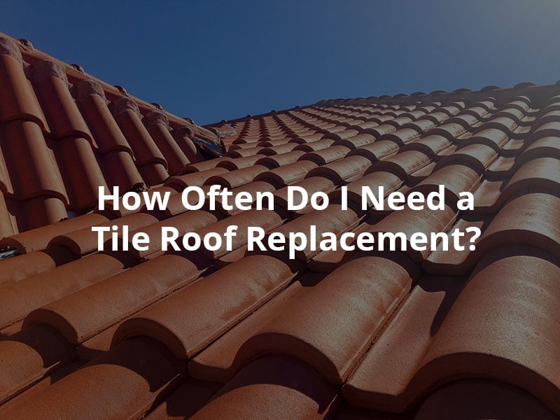 Tile Roof Replacement, How Much Does It Cost To Install A Clay Tile Roof